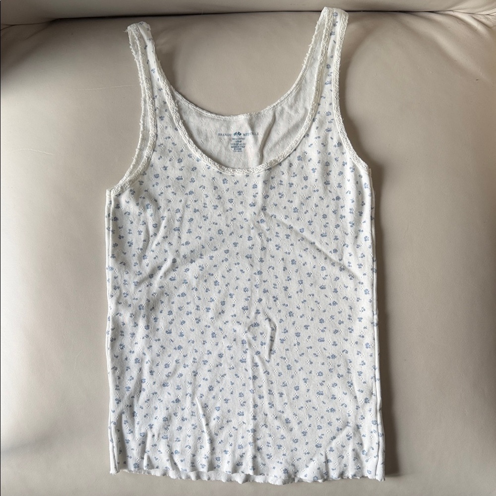 Brandy Melville Floral Tank